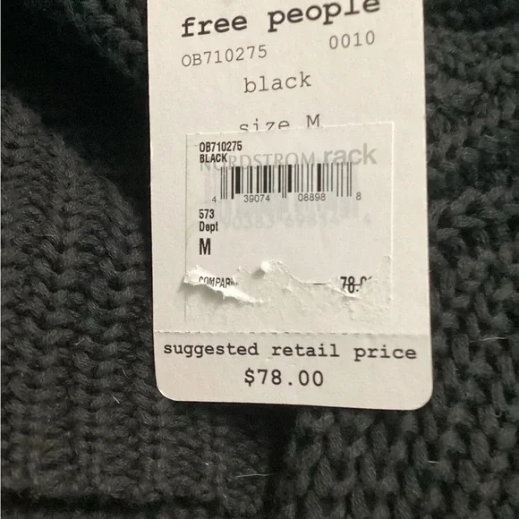 NWT Damsel Black Bell Sleeve Knit Sweater - Picture 10 of 10